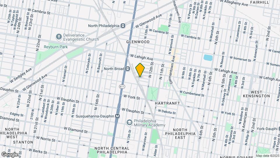 1252 W Sergeant St Mapa y Detalles de la Ubicación