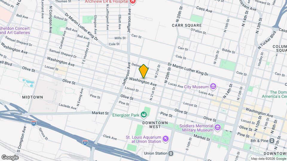 2207 Washington Ave, Unit 213 Map and Location Details