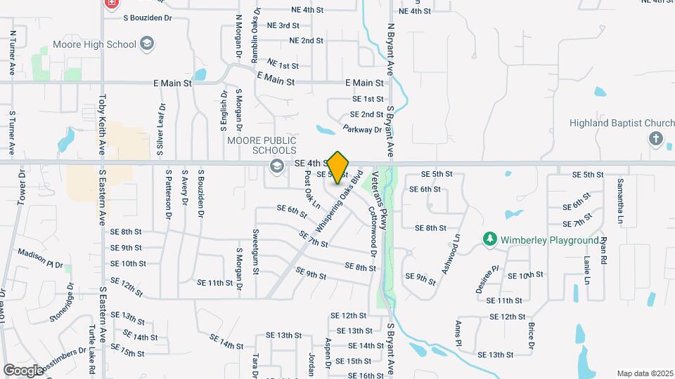 529 Whispering Oaks Blvd Map and Location Details
