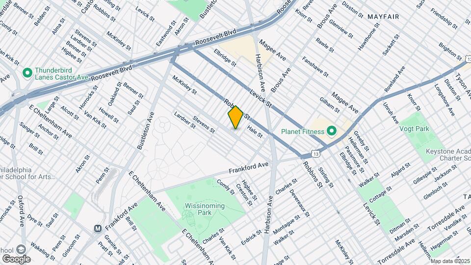 6205 Mershon St Map and Location Details