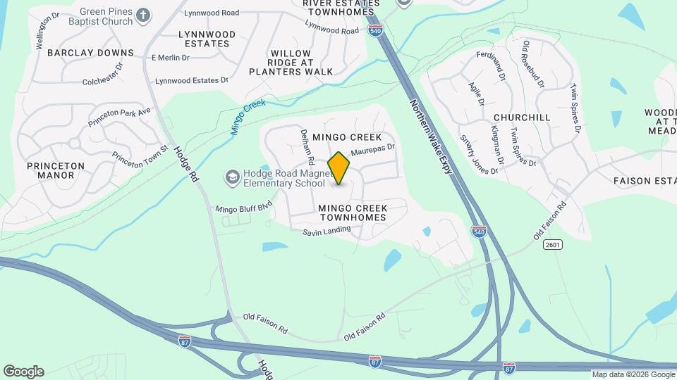 804 Willowedge Ct Map and Location Details