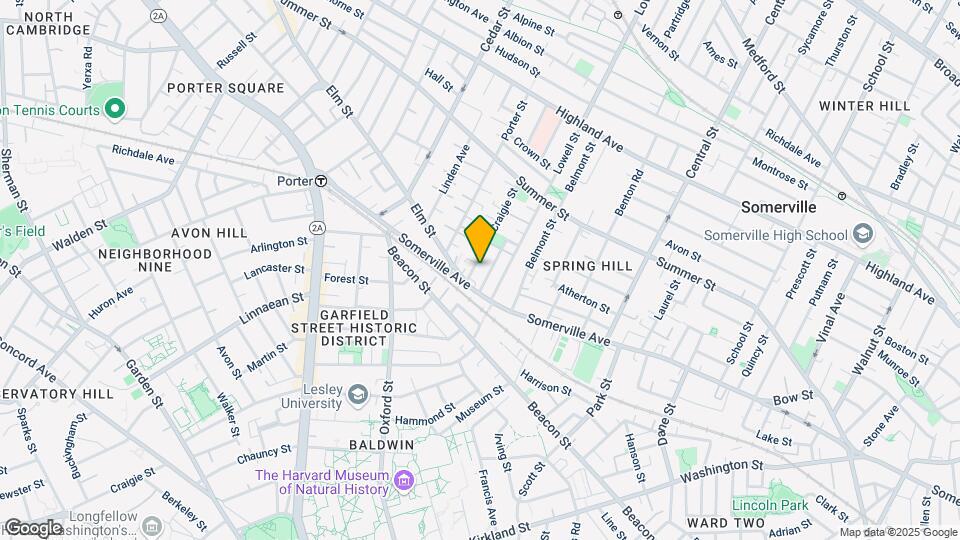 13 Craigie St, Unit 2 Map and Location Details