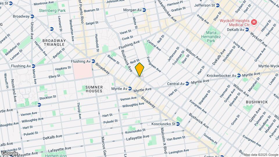 594 Bushwick Ave Map and Location Details