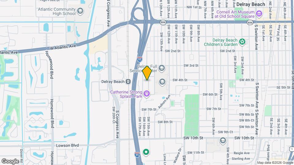 418 SW 15th Ave Map and Location Details