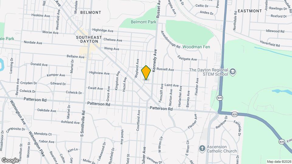 2752 Springmont Ave Map and Location Details
