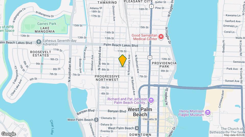 625 8th St Map and Location Details