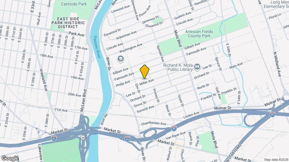 69 Miller Ave Map and Location Details