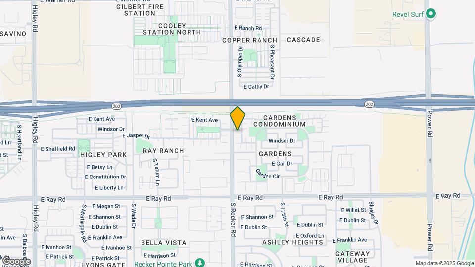 1346 S Sabino Dr Map and Location Details
