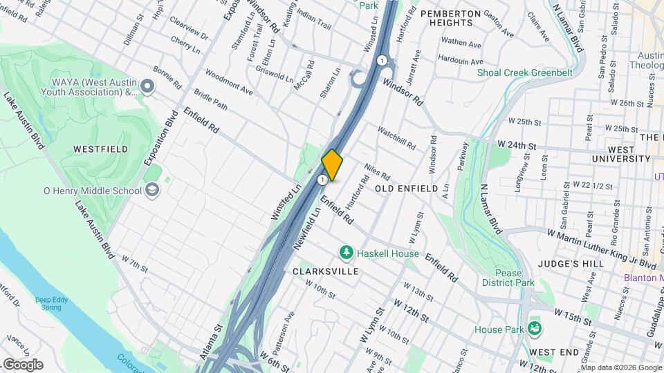 1601 Newfield Ln Map and Location Details