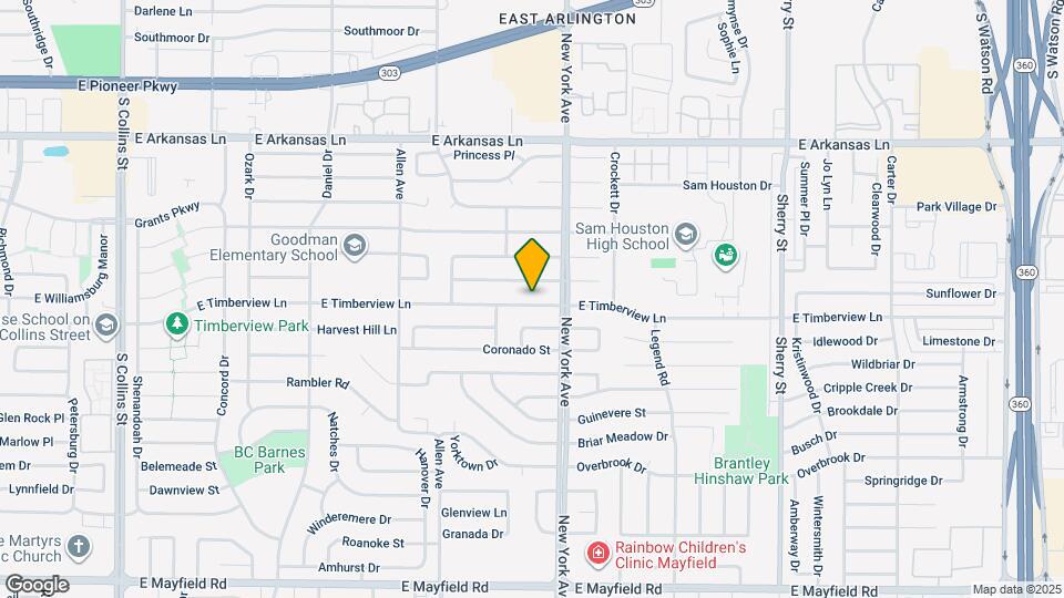 1811 E Timberview Ln Map and Location Details