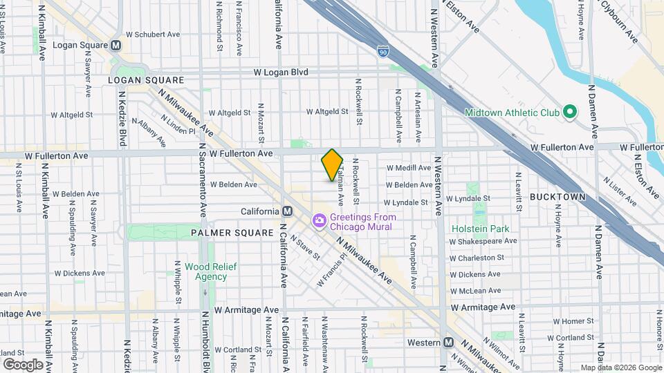 2638 W Belden Ave, Unit 2 Map and Location Details