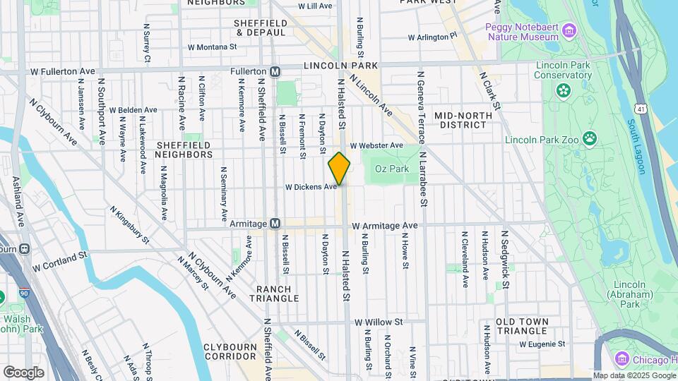 2056 N Halsted St Map and Location Details