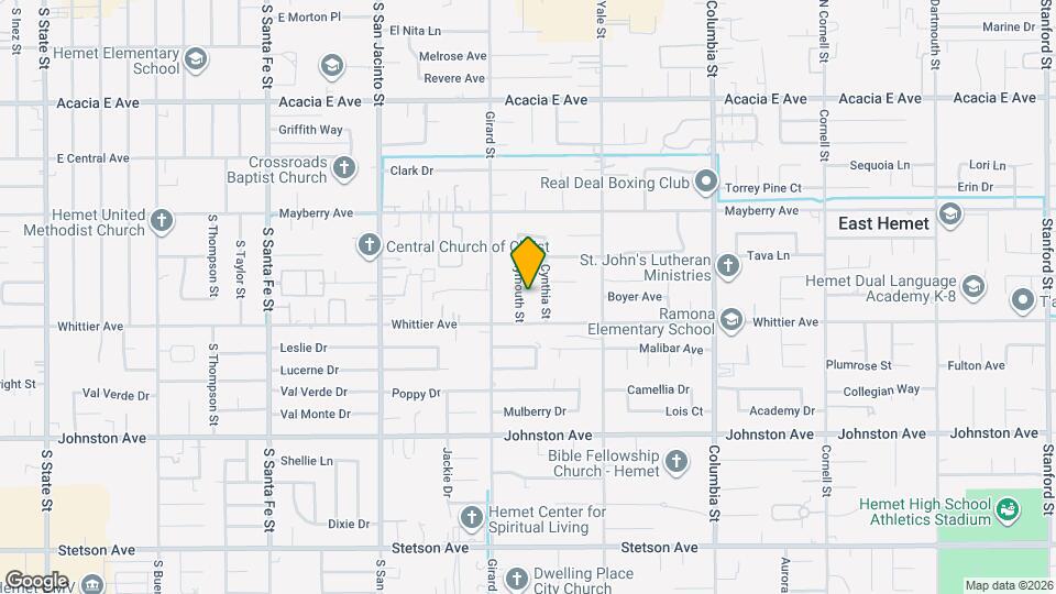 26440 Plymouth St Map and Location Details