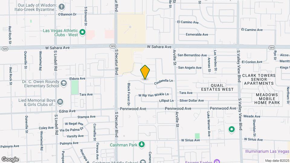 4624 Cinderella Ln Map and Location Details