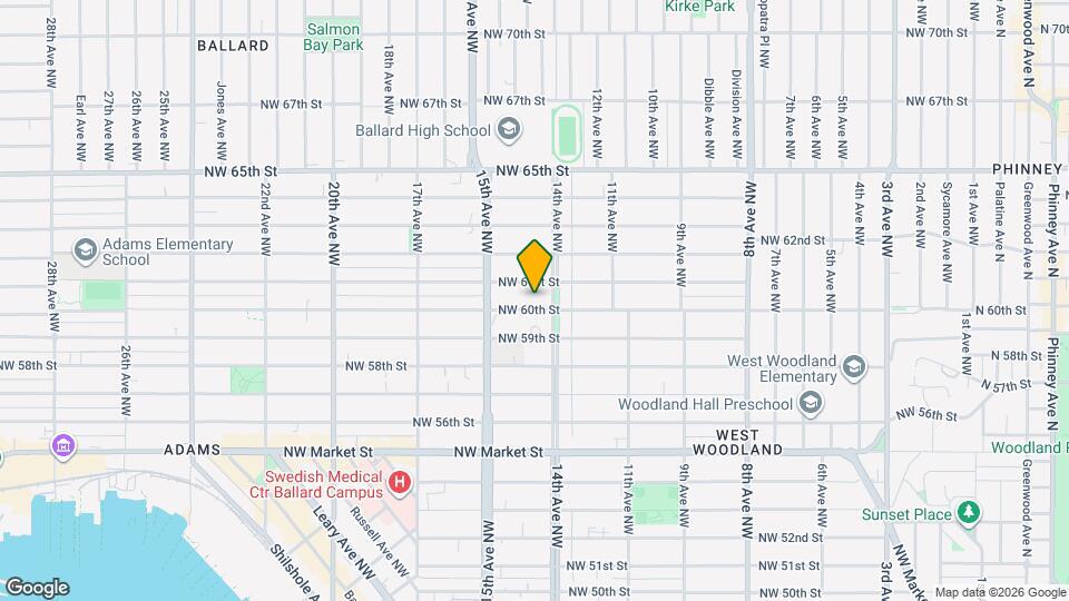 1418 NW 60th St Map and Location Details
