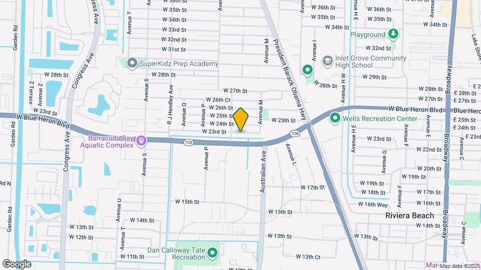 1143 W 23rd St Map and Location Details