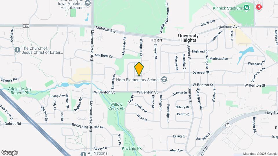 715 Westgate St, Unit Main Level Map and Location Details