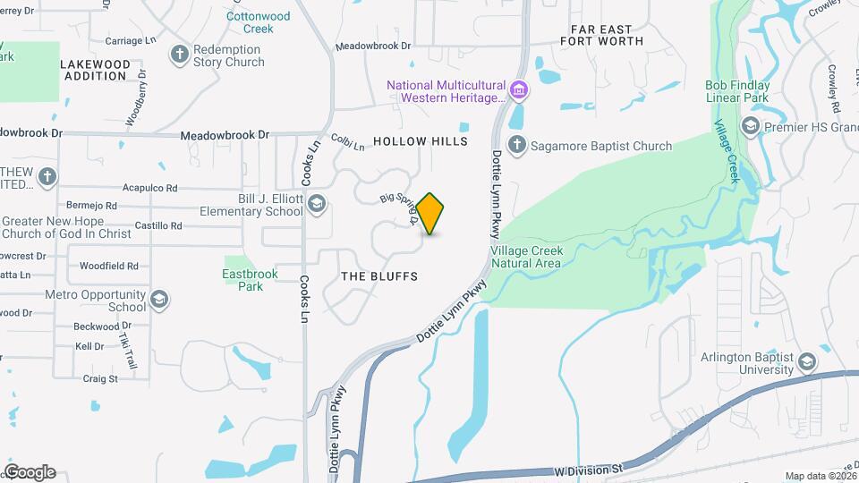 2625 Gardendale Dr Map and Location Details