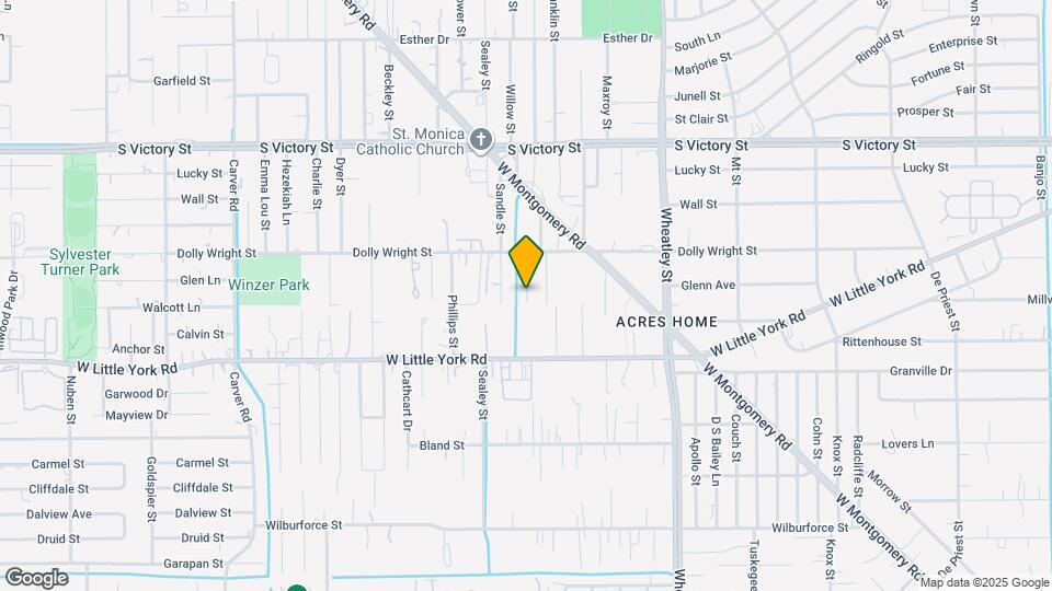 7205 Tippett St Map and Location Details