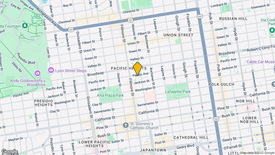 2329 Pacific Ave Mapa y Detalles de la Ubicación