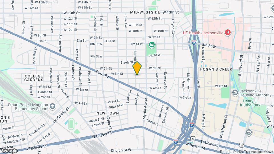 1355 Grothe St Map and Location Details