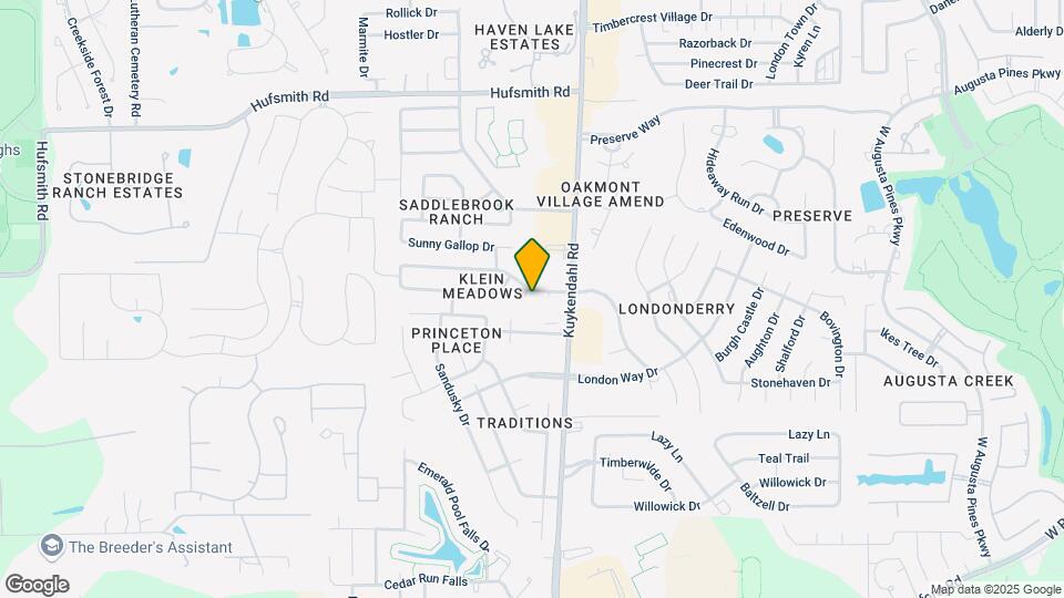 25010 Silent Meadow Ct Map and Location Details