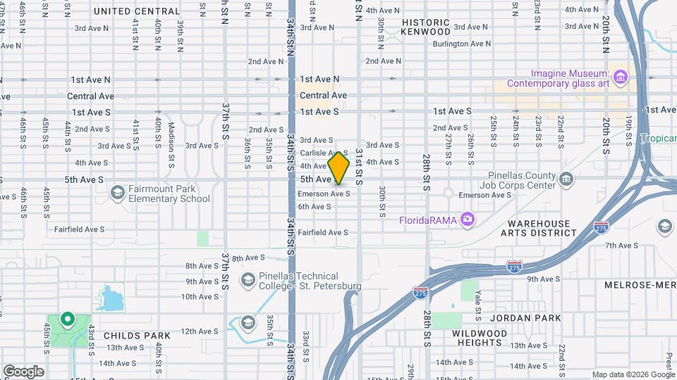 540 32nd St S Map and Location Details