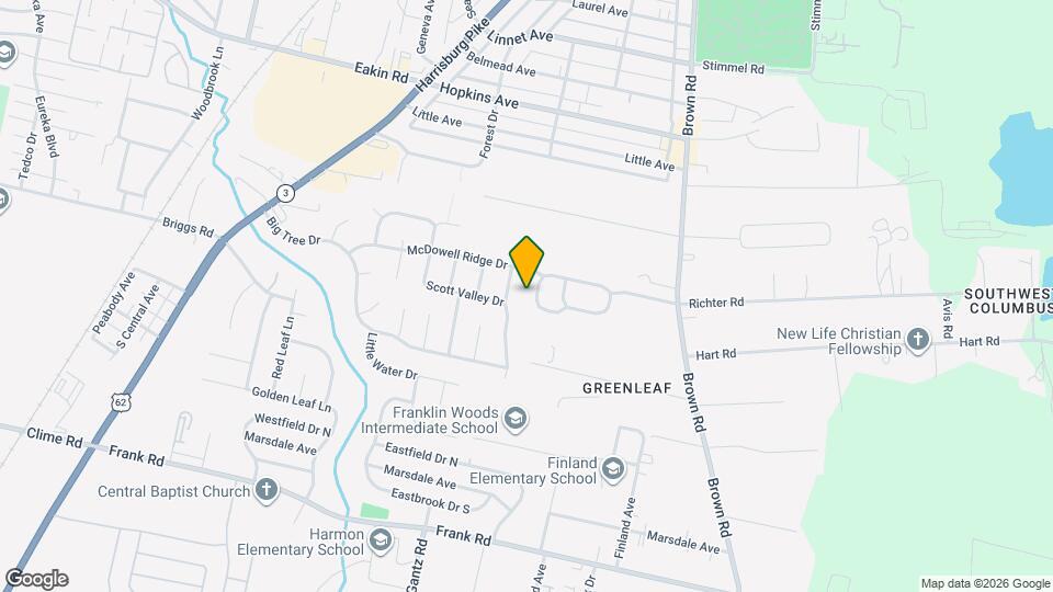 1512 Berkhard Dr Map and Location Details