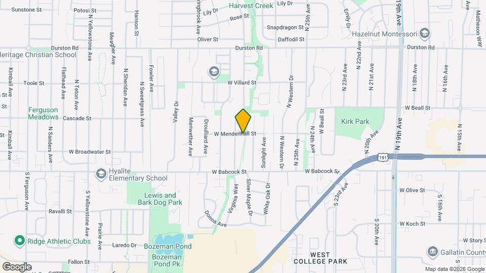 2822 W Mendenhall Map and Location Details