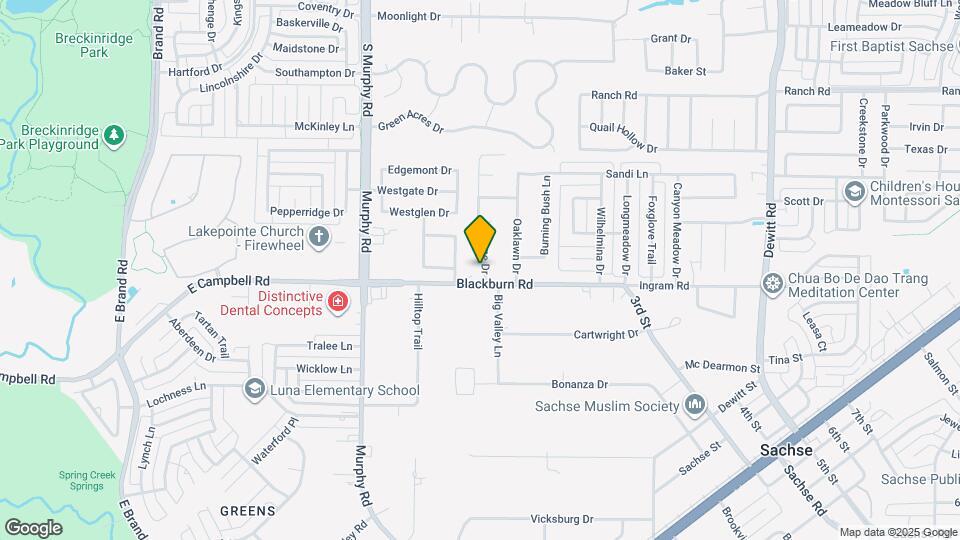 6705 Abilene Dr Map and Location Details