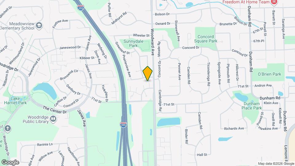 7010 Barrington Ct Map and Location Details