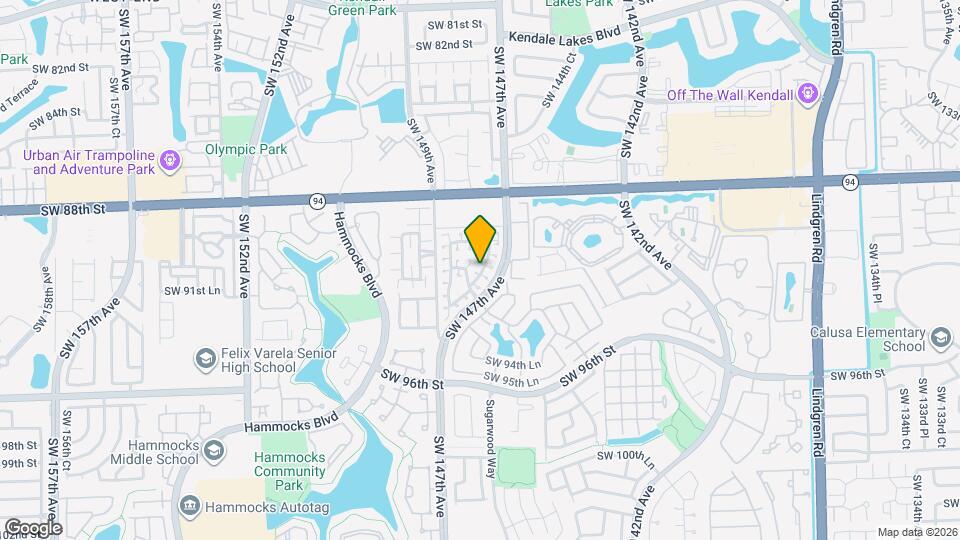 9108 SW 147th Ct Mapa y Detalles de la Ubicación