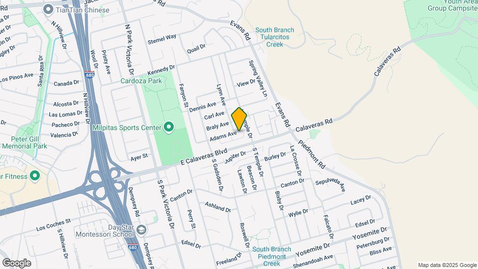 1654 Adams Ave Mapa y Detalles de la Ubicación