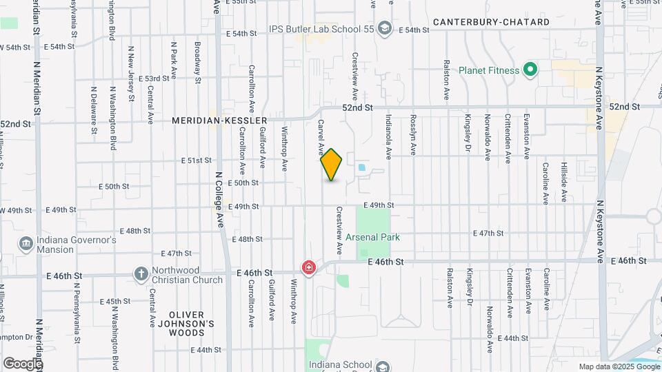 4923 Carvel Ave Map and Location Details