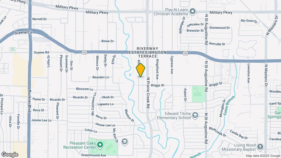 2820 Kirven St Map and Location Details