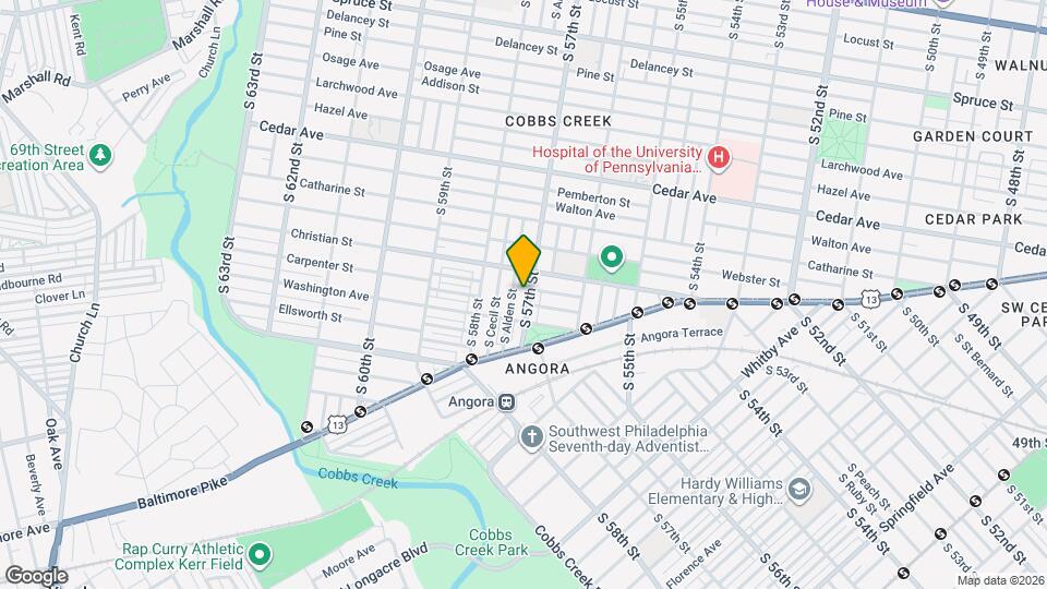 828 S 57th St Map and Location Details