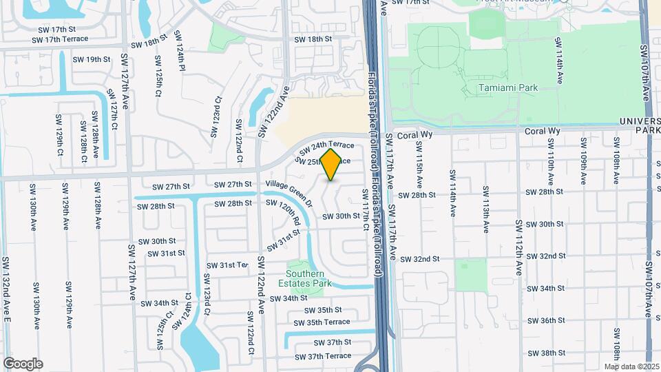 2671 SW 118th Ct Map and Location Details