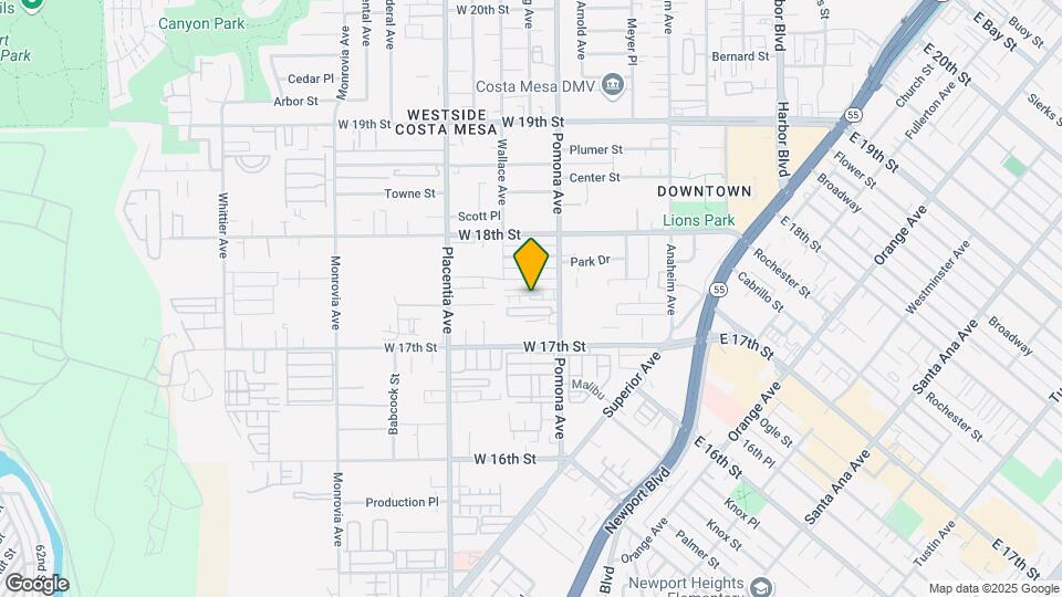 1741 Pomona Ave Map and Location Details