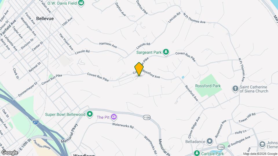 826 Rossford Run Map and Location Details