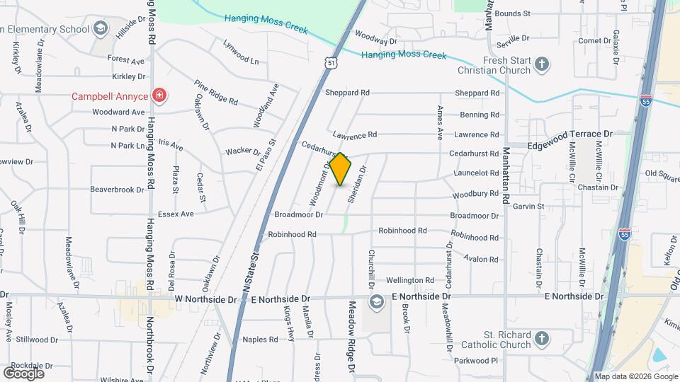 4834 Maplewood Dr Mapa y Detalles de la Ubicación