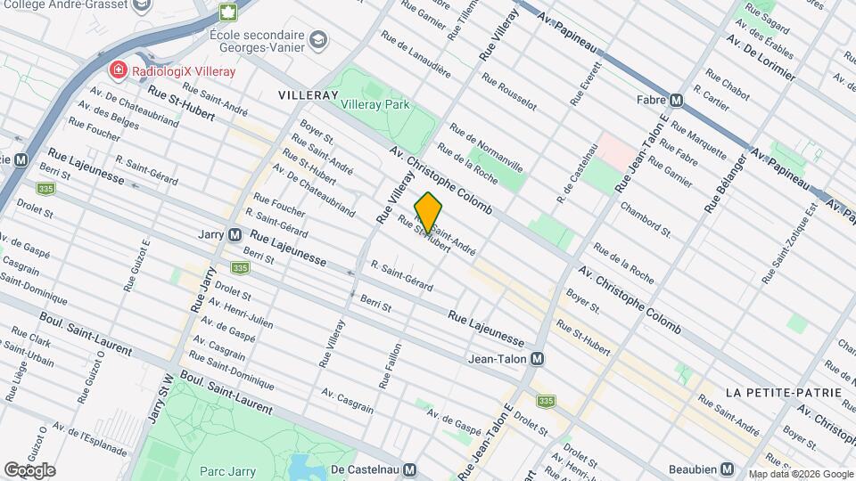 7548 Saint-Hubert Rue Map and Location Details