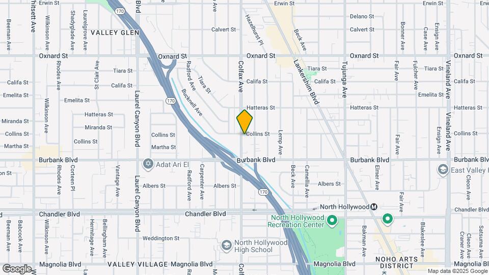 5652 Colfax Ave Mapa y Detalles de la Ubicación