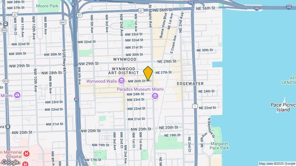 34 NW 26th St, Unit S1 Map and Location Details