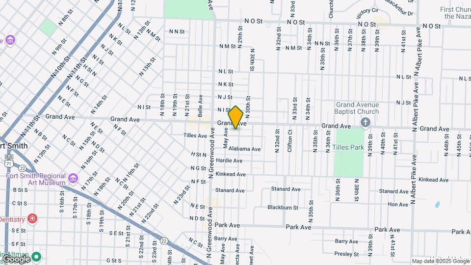 2819 Tilles Ave Map and Location Details