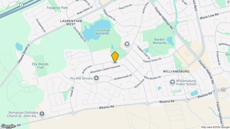 98 Mountain Laurel Cres Map and Location Details