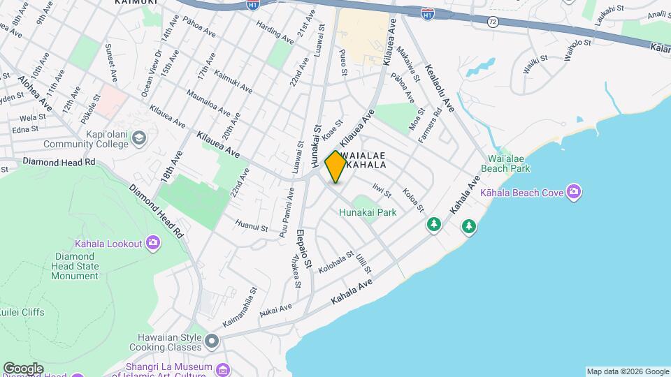 813 Hunakai St Mapa y Detalles de la Ubicación