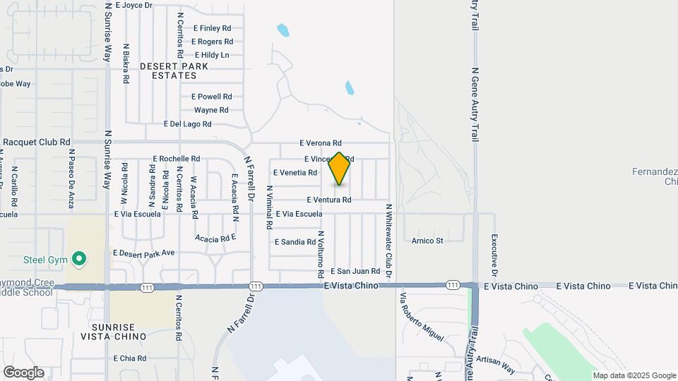 2240 N San Gorgonio Rd Map and Location Details