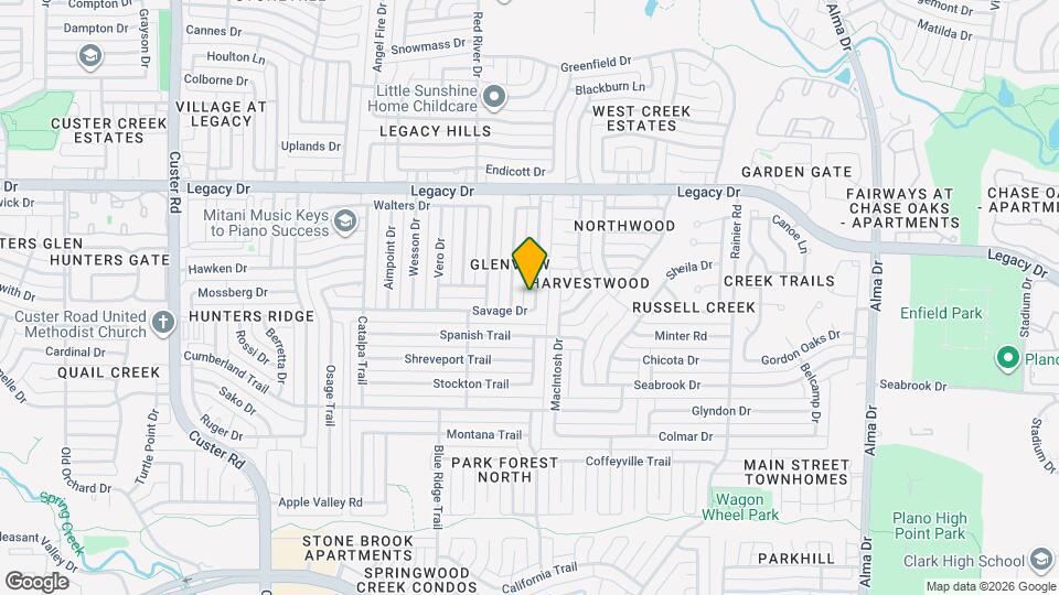 6705 Sweetwater Dr Map and Location Details