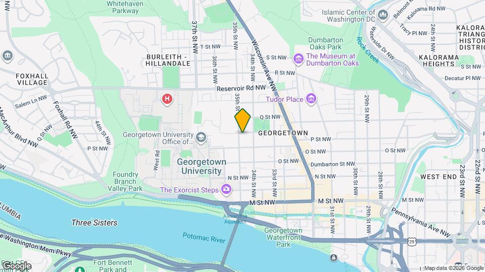 1525 35th St NW Map and Location Details