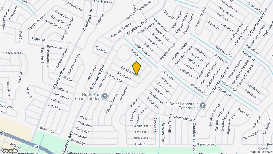 2503 Dumont Ln Map and Location Details